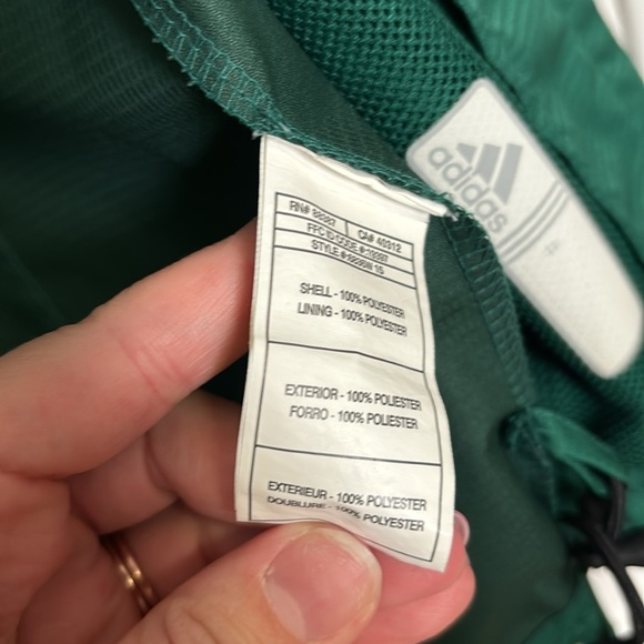 Adidas green climaproof windbreaker jacket - Picture 4 of 9